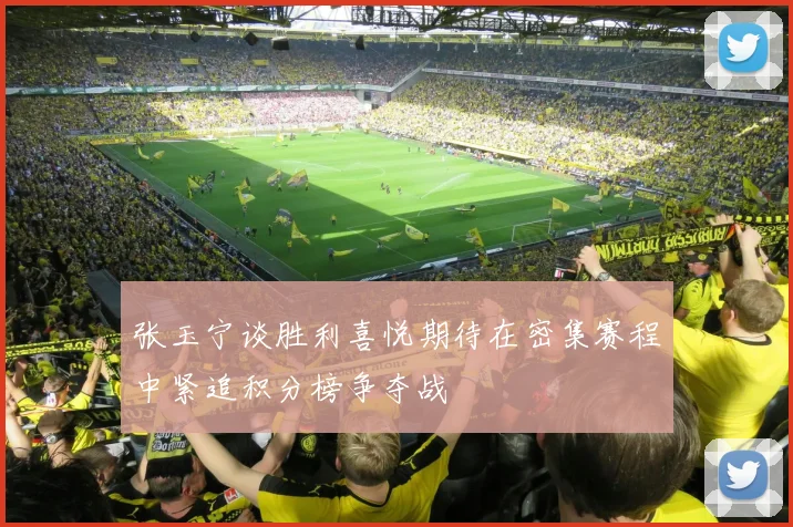 张玉宁谈胜利喜悦期待在密集赛程中紧追积分榜争夺战
